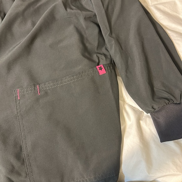 Scrubstar Jackets & Coats Scrub Star Scrub Jacket Dark Grey With